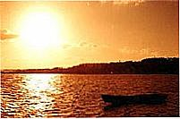 Pôr-do-Sol na lagoa