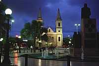 Praça e Igreja Matriz vista noturna de Mossoró-Foto:nimra mhad
