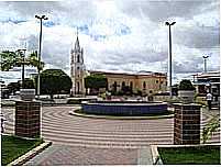 Praça e Igreja do Sagrado Coração de Jesus-Foto:Walter Leite 