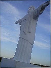 Imagem do Cristo Redentor no Santu�rio de Santa Luzia
