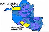 Mapa de Localização - São Francisco do Guaporé-RO