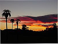 P�r do Sol em �guas Claras-Foto:Fabricio Hertz 