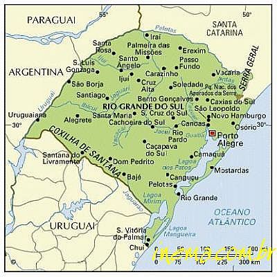 MAPA DE LOCALIZAO - CANGUU - RS
