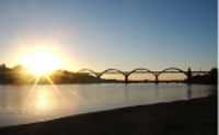 Manoel Viana - Ponte Gen.Osório sobre o Rio Ibicuú, Por Claudio Ricardo Freitas (Kaco)