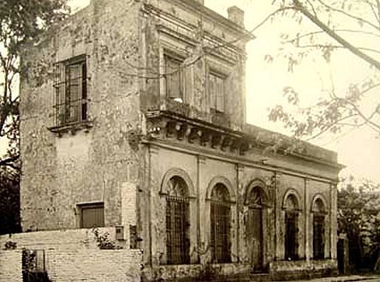 QUARA-RS-FOTOS HISTRICAS:PRIMEIRO SOBRADO CONSTRUDO NA CIDADE-1882  - QUARA - RS