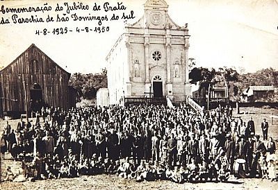SO DOMINGOS DO SUL EM 1950-FOTO:ALCIDES GATTO  - SO DOMINGOS DO SUL - RS