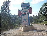 Portal de entrada da cidade de Abdon Batista-Foto:Sergio Luiz Zampieri