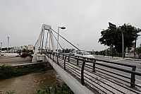 Brusque - Ponte Estaiada Irineu Bornhausen em Brusque-SC-Foto:Sandro Salomon