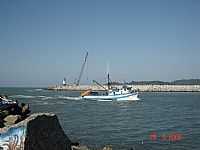 Navegantes - Navegantes-SC-Entrada do Porto de Itajaí-Foto:Romão