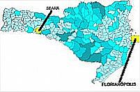 Mapa de Localização - Seara-SC