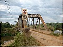 Ponte de Ferro sobre o Rio Piracicaba-Foto:helio antunes do nas…