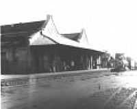 Avaré - A estação de Avaré, provavelmente anos 1940-Foto:Cesar Sacco