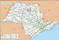 Bebedouro - Mapa de Localização - Bebedouro-SP
