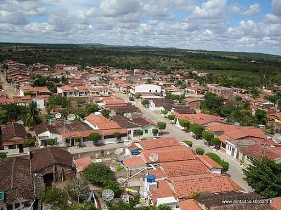 Vista da cidade de Pintadas-Foto:adailtondasilva - Pintadas - 114561