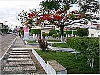 Praça Honorato Gonçalves em Pintadas-Foto:adailtondasilva