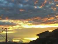Palmital - Por do sol na Cidade Hospítaleira Palmital., Por LUIZ ROBERTO DA SILVA