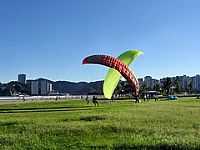 São Vicente - Parapente em São Vicente-Foto:Sergio Delmonico