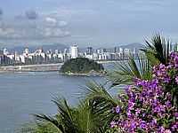 São Vicente - Vista da cidade de São Vicente-Foto:Sergio Delmonico
