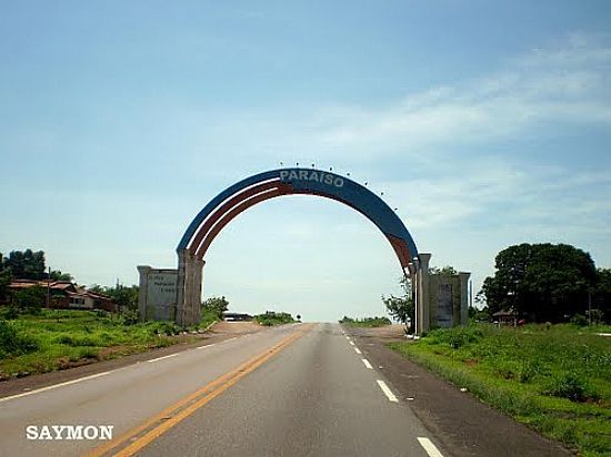 PORTAL DE ENTRADA DE PARAISO DO TOCANTINS-FOTO:JOSE WILSON - PARASO DO TOCANTINS - TO