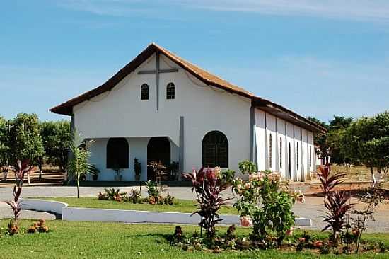 IGREJA MATRIZ DE SANTA RITA EM SANTA RITA DO TRIVELATO-FOTO:EDUARDO GOMES DE ANDRADE - SANTA RITA DO TRIVELATO - MT