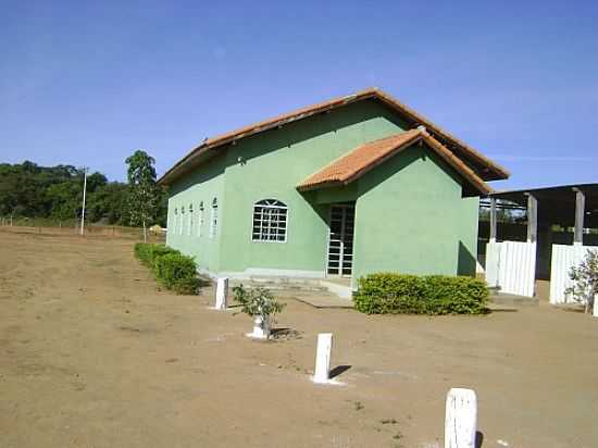 IGREJA SO FRANCISCO XAVIER NA VILA CAMPINAS DO ARAGUAIA MUNICPIO DE BOM JESUS DO ARAGUAIA-FOTO:EDUARDO GOMES DE ANDRADE - BOM JESUS DO ARAGUAIA - MT