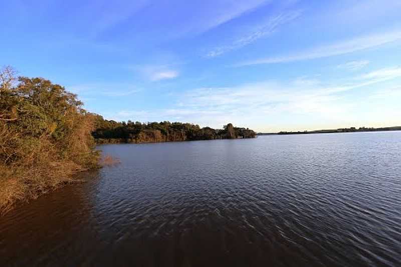 TIO HUGO-RS-REPRESA DA BARRAGEM-FOTO:SEBASTIAO ROSSETTO MANICA - TIO HUGO - RS