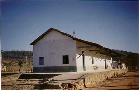 ESTAO FERROVIRIA1990 EM SUCANGA-MG-FOTO:JEAN ALBUQUERQUE - SUCANGA - MG