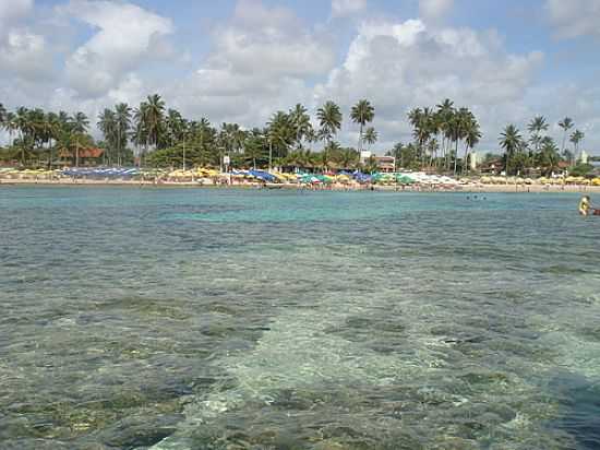 VISTA DA PRAIA-FOTO:AVSANTOS - PORTO DE GALINHAS - PE