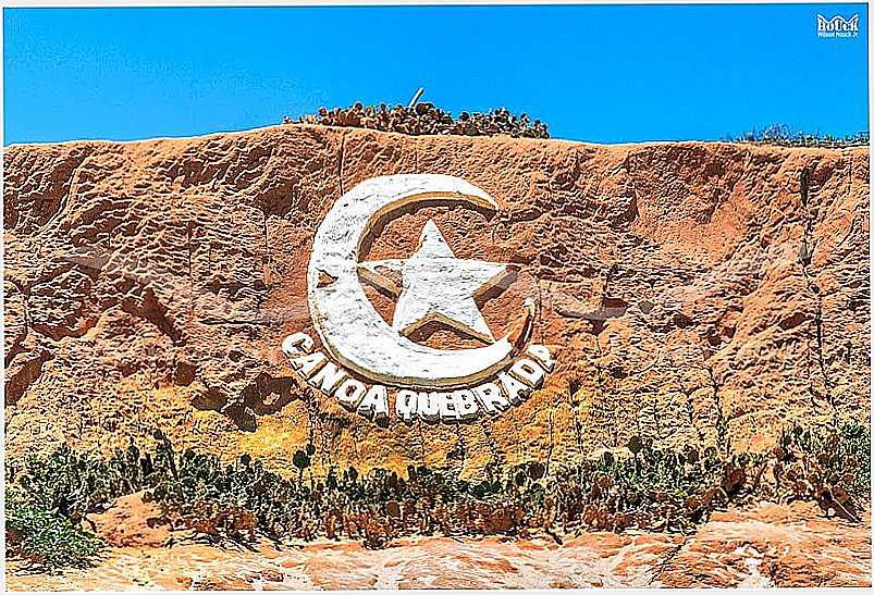 CANOA QUEBRADA-CE-MARCA NA FALSIA-FOTO:WILSON HOUCK JNIOR - CANOA QUEBRADA - CE
