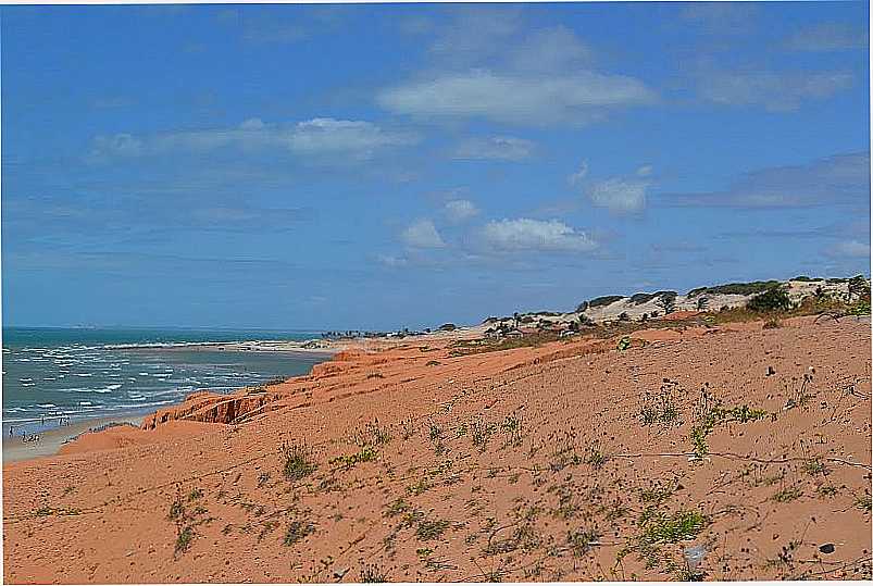 CANOA QUEBRADA-CE-VISTA PARCIAL DA PRAIA-FOTO:JOO HENRIQUE ROSA  - CANOA QUEBRADA - CE