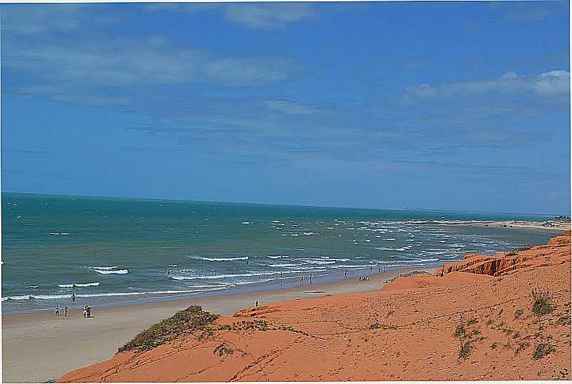 CANOA QUEBRADA-CE-VISTA PARCIAL DA PRAIA-FOTO:JOO HENRIQUE ROSA  - CANOA QUEBRADA - CE