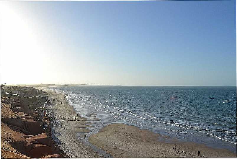 CANOA QUEBRADA-CE-VISTA PARCIAL DA PRAIA-FOTO:JOO HENRIQUE ROSA  - CANOA QUEBRADA - CE