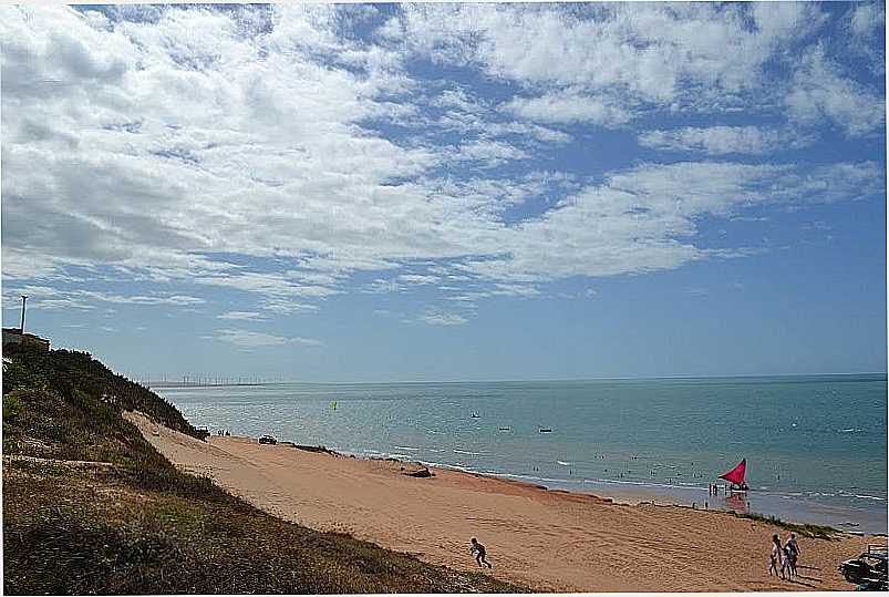 CANOA QUEBRADA-CE-VISTA PARCIAL DA PRAIA-FOTO:JOO HENRIQUE ROSA  - CANOA QUEBRADA - CE