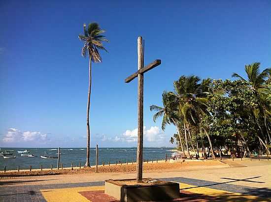 PRAIA DO FORTE-BA-CRUZ DA PAIXO NA PRAIA-FOTO:MARCELO S F - PRAIA DO FORTE - BA