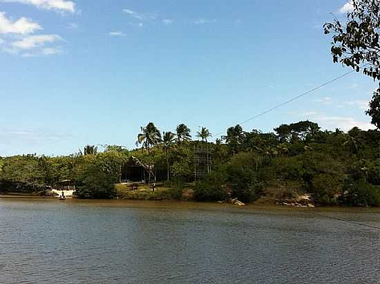 PRAIA DO FORTE-BA-RIO POJUCA E A TIROLESA-FOTO:MARCELO S F - PRAIA DO FORTE - BA
