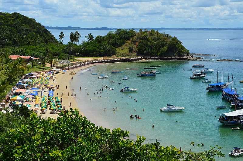 VISO DO MIRANTE DA PONTA - ILHA DOS FRADES - BA