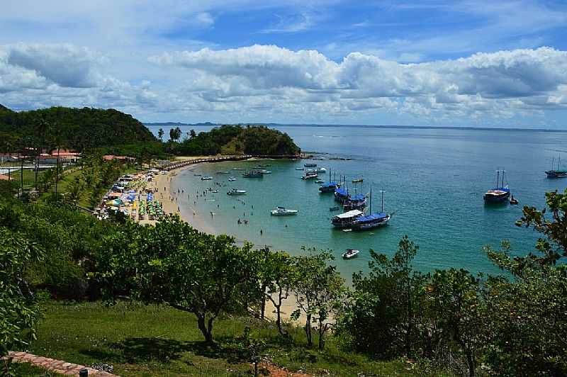 VISTA DO MIRANTE DA PONTA  - ILHA DOS FRADES - BA