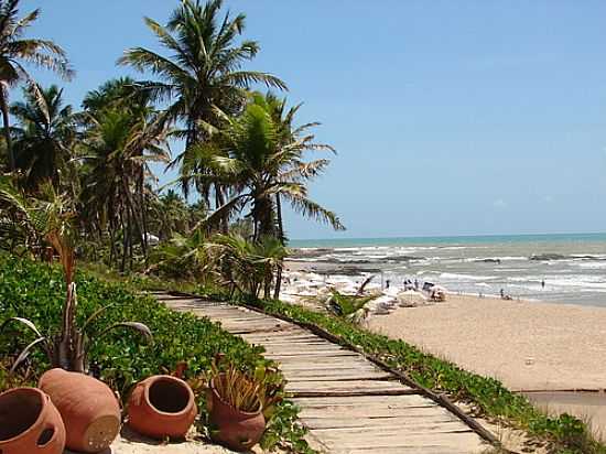 ORLA DA PRAIA EM COSTA DO SAUPE-BA-FOTO:IVERSON_M - COSTA DO SAUIPE - BA