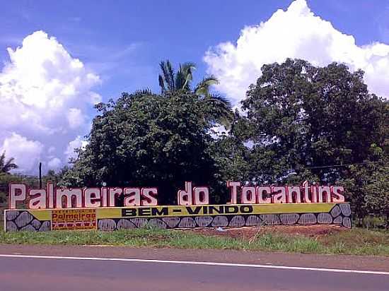 ENTRADA DA CIDADE DE PALMEIRAS DO TOCANTINS-FOTO:AMARILDO VARELA - PALMEIRAS DO TOCANTINS - TO