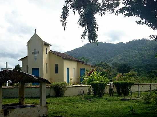 FRENTE DA CAPELA DA FAZENDA SO MIGUEL EM BARRO PRETO-BA-FOTO:DANIEL DUARTE - BARRO PRETO - BA