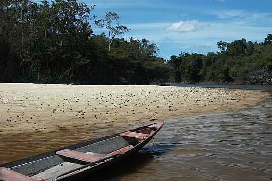 PRAIA DO RIO XIXUA EM RESERVA XIXUA-XIPARIN-AM-FOTO:METTE IRENE ANDERSEN - RESERVA XIXUA-XIPARIN - AM