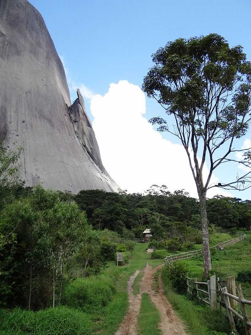 PEDRA AZUL-ES-A PEDRA E O LAGARTO-FOTO:PAULO YUJI TAKARADA - PEDRA AZUL - ES