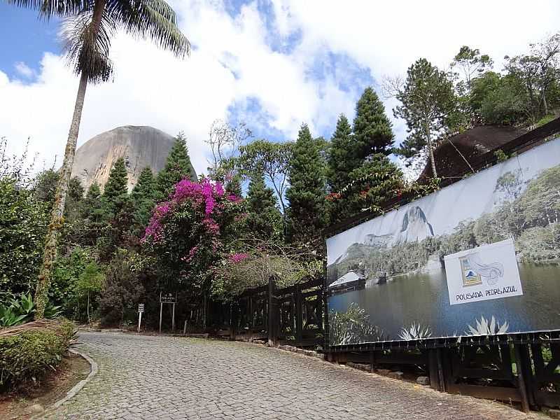 PEDRA AZUL-ES-ESTRADA DE ACESSO AO CENTRO DE ATENDIMENTO AO TURISTA-FOTO:PAULO YUJI TAKARADA  - PEDRA AZUL - ES