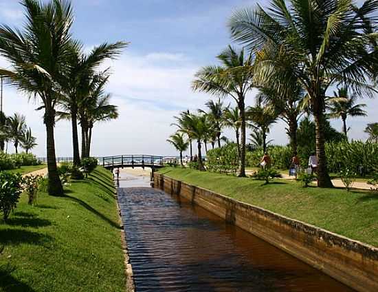 CANAL DE GUA TRATADA-FOTO:BEATRIZ BARRETO TANE - RIVIERA DE SO LOURENO - SP