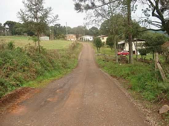 PRIMEIRAS RESIDNCIAS NA ENTRADA DE VILA OLIVA-RS-FOTO:MRAIMANN - VILA OLIVA - RS