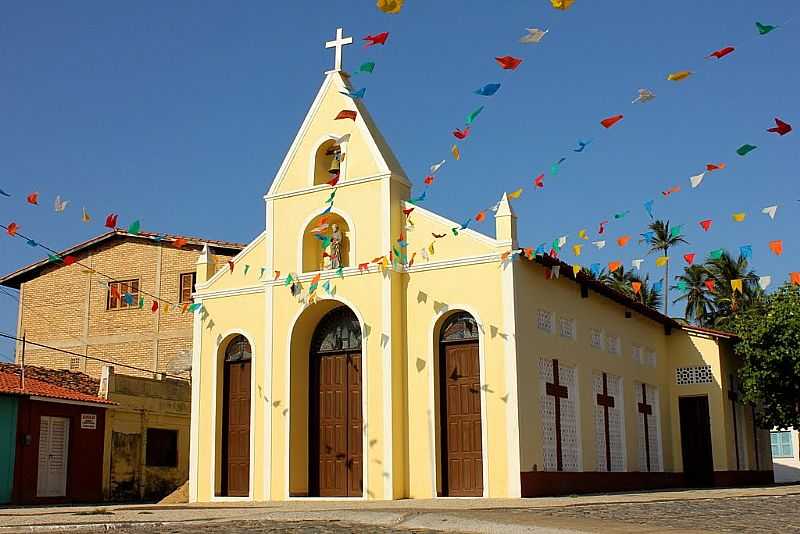 PRAIA DE FLEXEIRAS-CE-IGREJA DE SO PEDRO APSTOLO-FOTO:VANDI JR - PRAIA DE FLEXEIRAS - CE