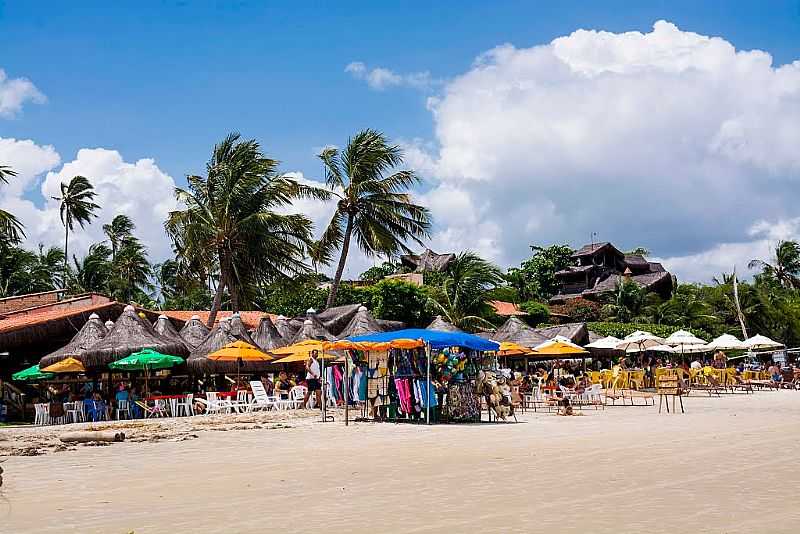 PRAIA DE FLEXEIRAS-CE-ORLA DA PRAIA-FOTO:ARAGO  - PRAIA DE FLEXEIRAS - CE