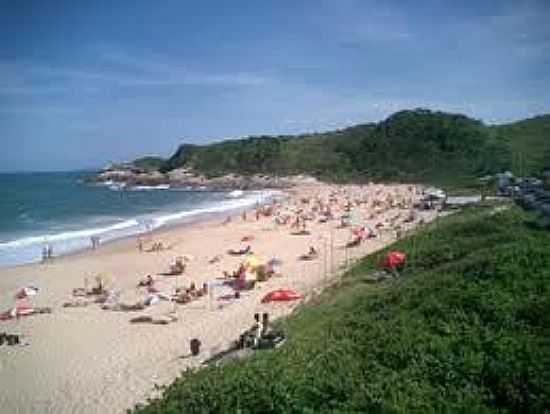 VISTA DA PRAIA-FOTO:PROFESSORPIZARRO. - PRAIA DO PINHO - NATURALISTA - SC