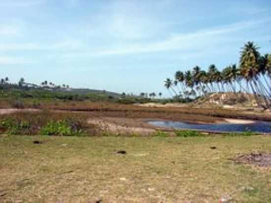 PRAIA DE MASSARANDUPI - REA PARA ESTACIONAMENTO-FOTO:SERNEIVA - PRAIA DE MASSARANDUPI - NATURALISTA - BA