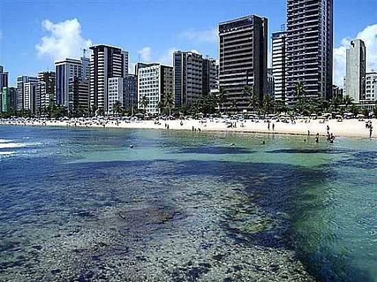 PISCINAS DE CORAIS NA PRAIA DE BOA VIAGEM-FOTO:SERGIO MENEZES - PRAIA DE BOA VIAGEM - PE